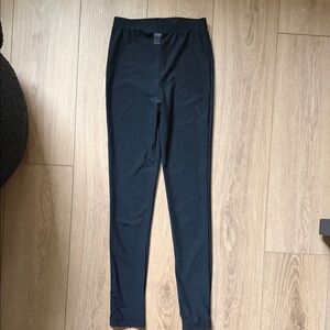 Weissman Black Performance Mesh Leggings